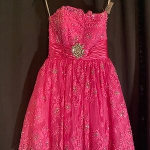 Barbie pink Sherri Hill dress